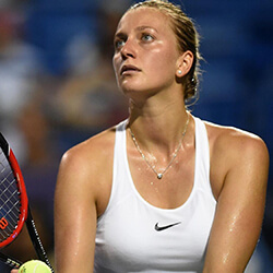 Petra Kvitova Missing Birmingham Warm Up